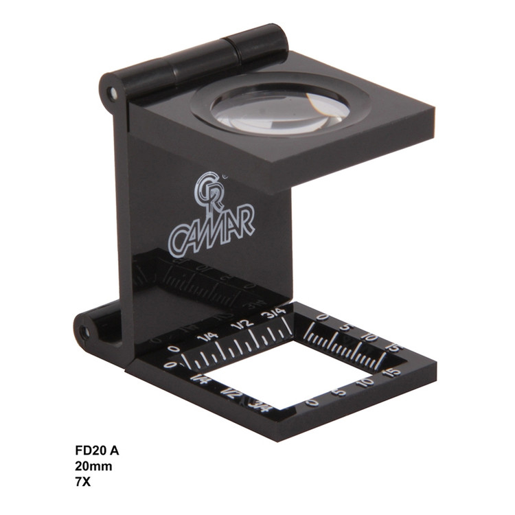 ذره بین و لوپ تاشو مدرج FD20A كامار (هنگ كنگ)20mm 7X
